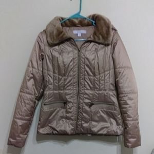 Soft Gold Puffer Jacket